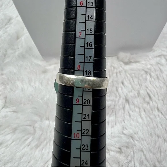 Blue Sunstone Add on Item Ring size 8.5 - Picture 4 of 5